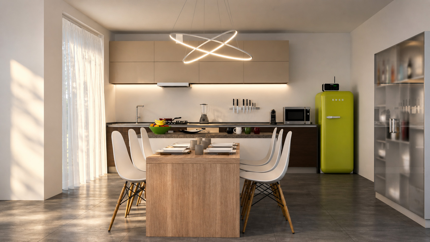 Rendering cucina moderna